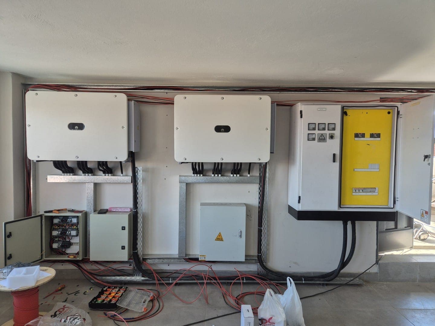 Industrial Inverter & Storage Plant Room