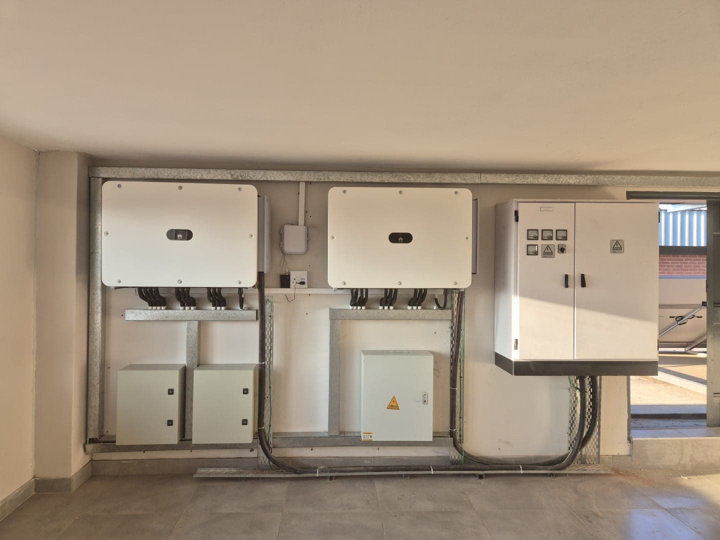 Industrial Inverter & Storage Plant Room