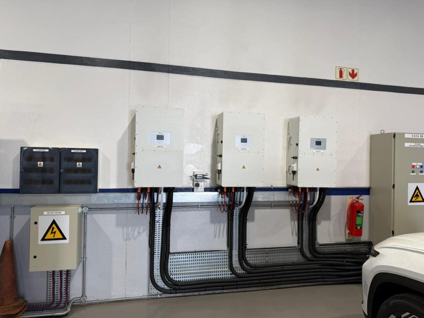 Industrial Inverter & Storage Plant Room