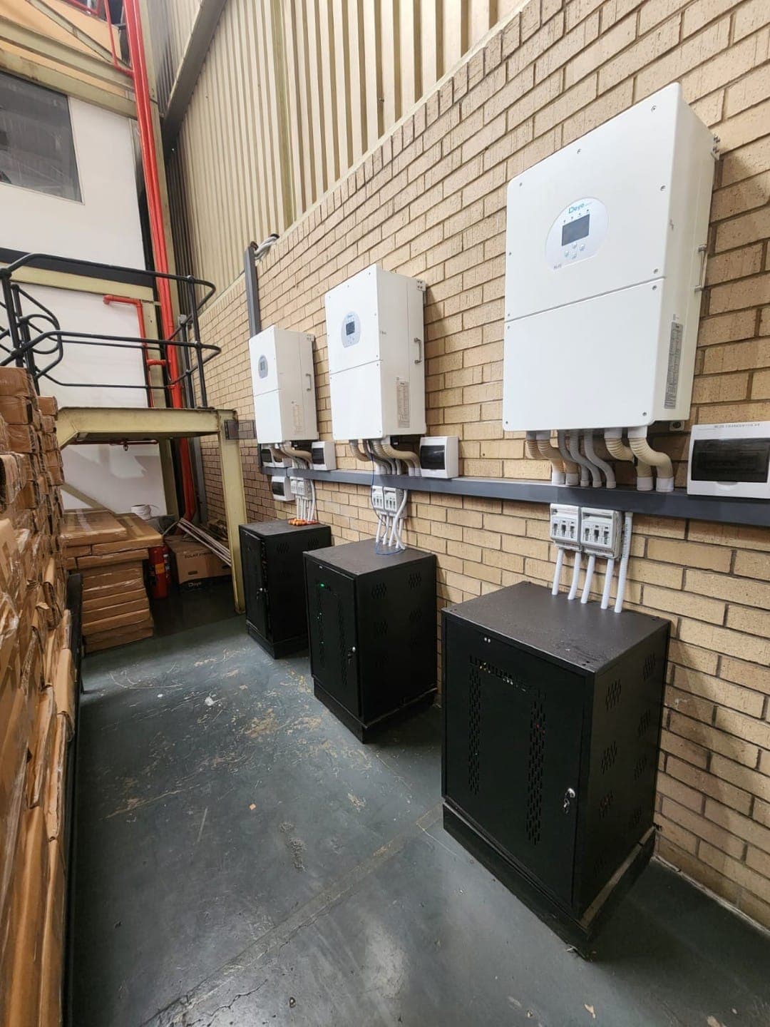 Industrial Inverter & Storage Plant Room