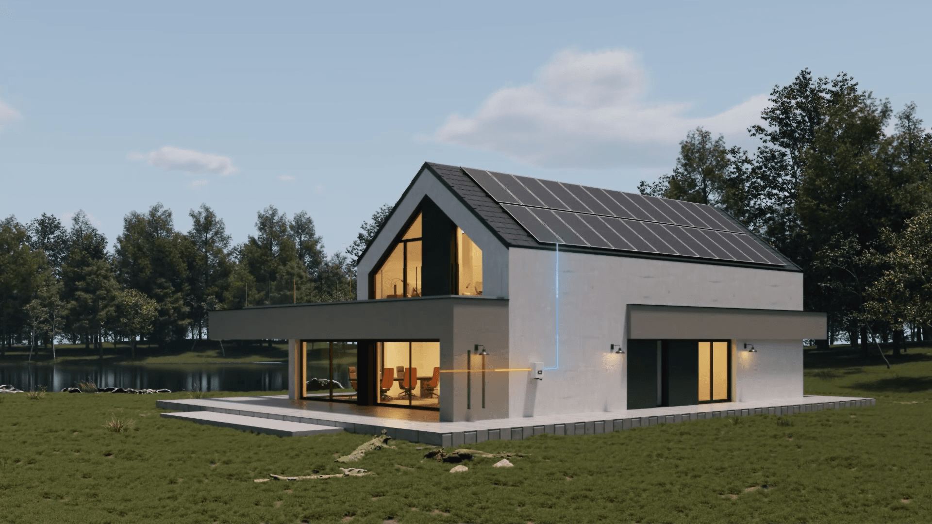 Modern Residential Solar Installation
